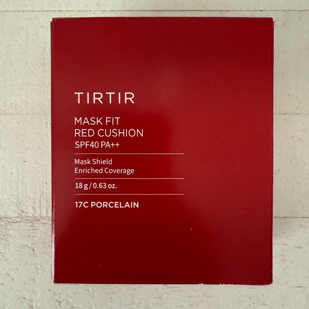 TIRTIR Mask Fit Red Cushion | 17C Porcelain | K-Beauty | SPF 40 PA++ | BNIB